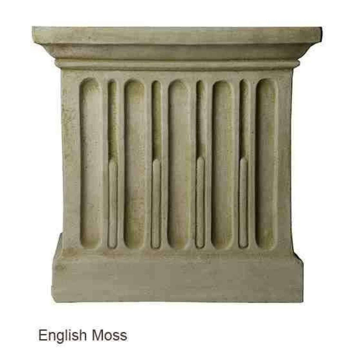 Aged Limestone Standing Lotus Buddha Y49325