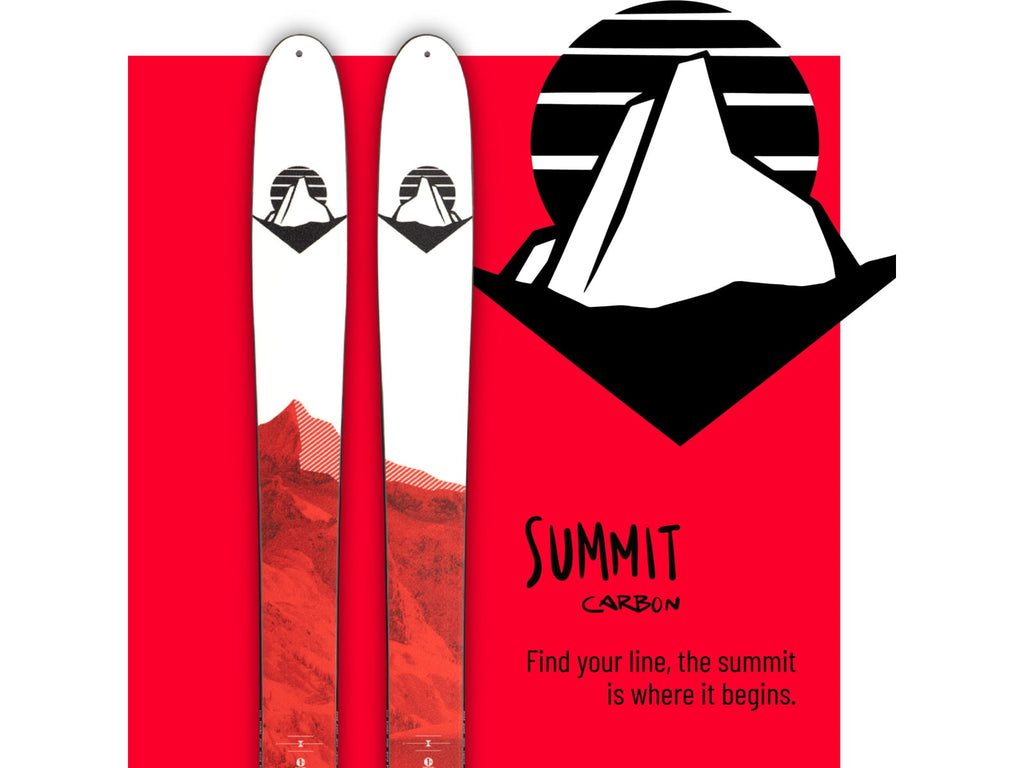 Red Carbon Ski I6949