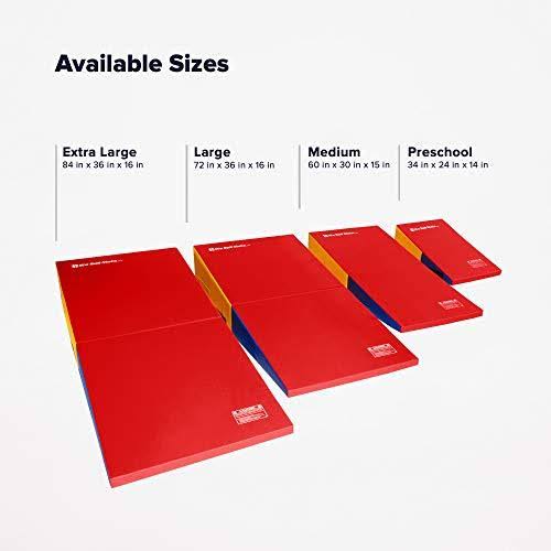 Small Gymnastics Folding Incline Tumbling Mat B645721