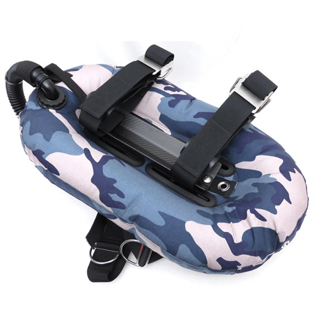 Carbon Fiber Single Tank Adapter for Scuba Diving BCD Backplate W6941