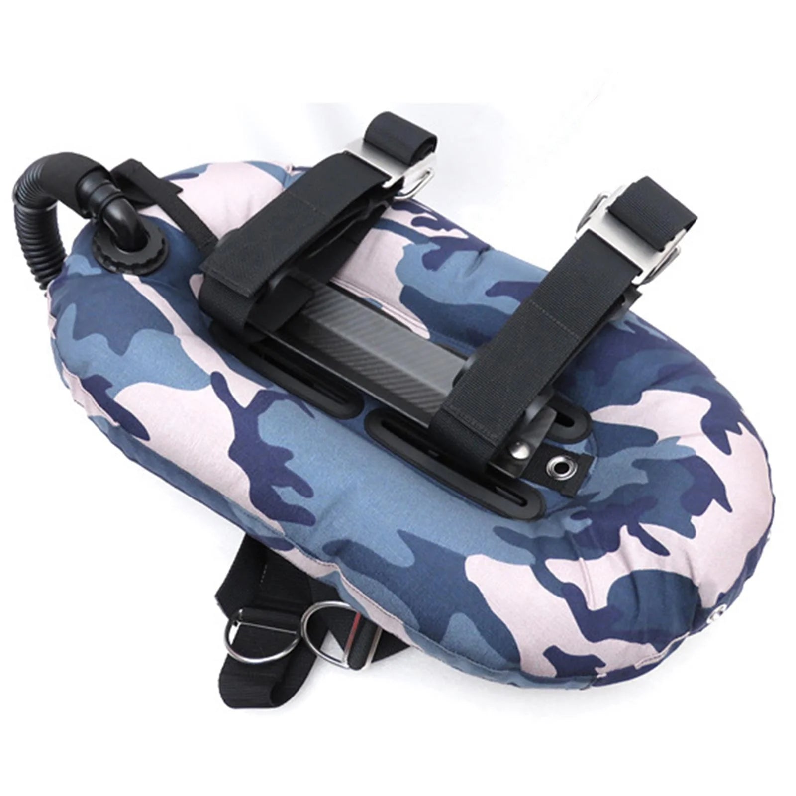 Carbon Fiber Single Tank Adapter for Scuba Diving BCD Backplate W6941