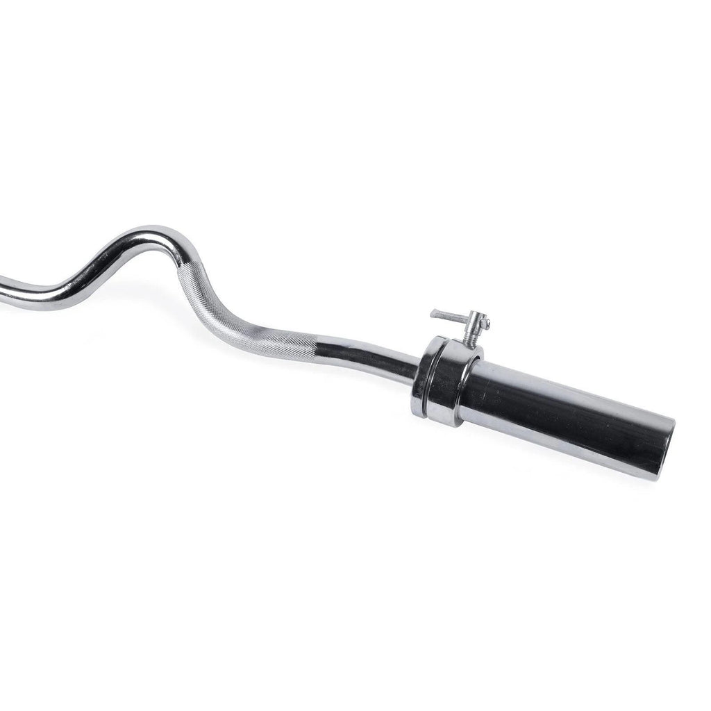 Chrome Olympic Super Curl Bar X96505