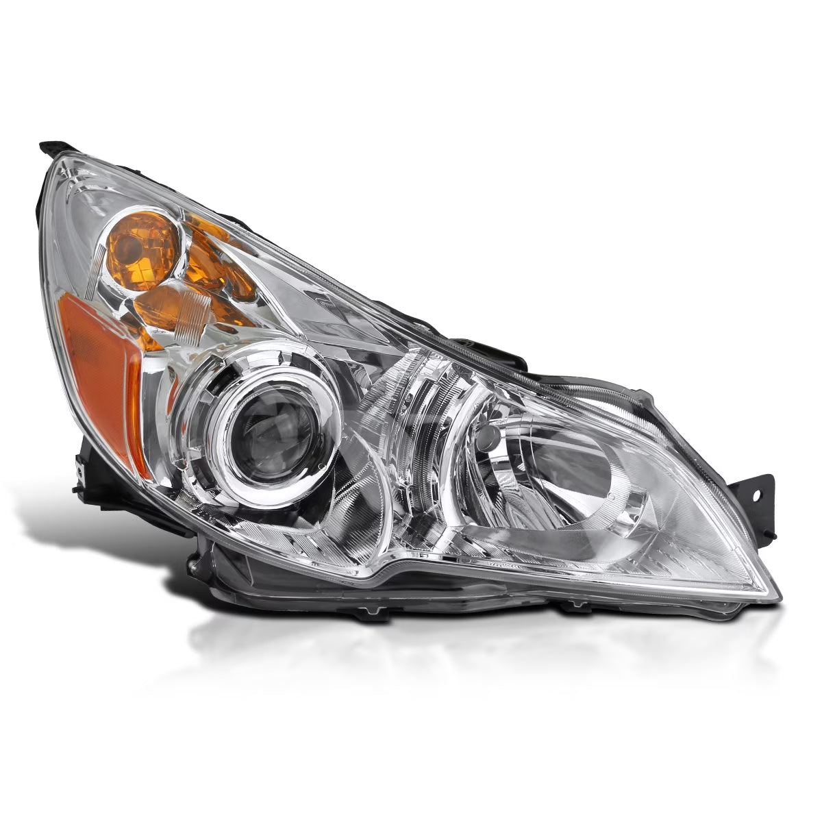 Chrome Housing Clear Lens Projector Headlight D74957