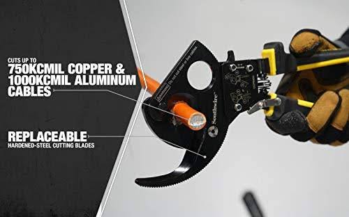 Ratcheting Cable Cutters with Comfort Grip Handles W369