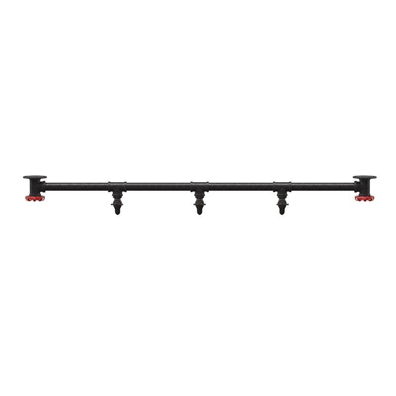 Metal 5-Hook Coat Rack in Sand Black (Set of 2) M77313