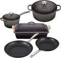 8 Piece Enameled Cast Iron Cookware Set with Nonstick Fry Pan K371