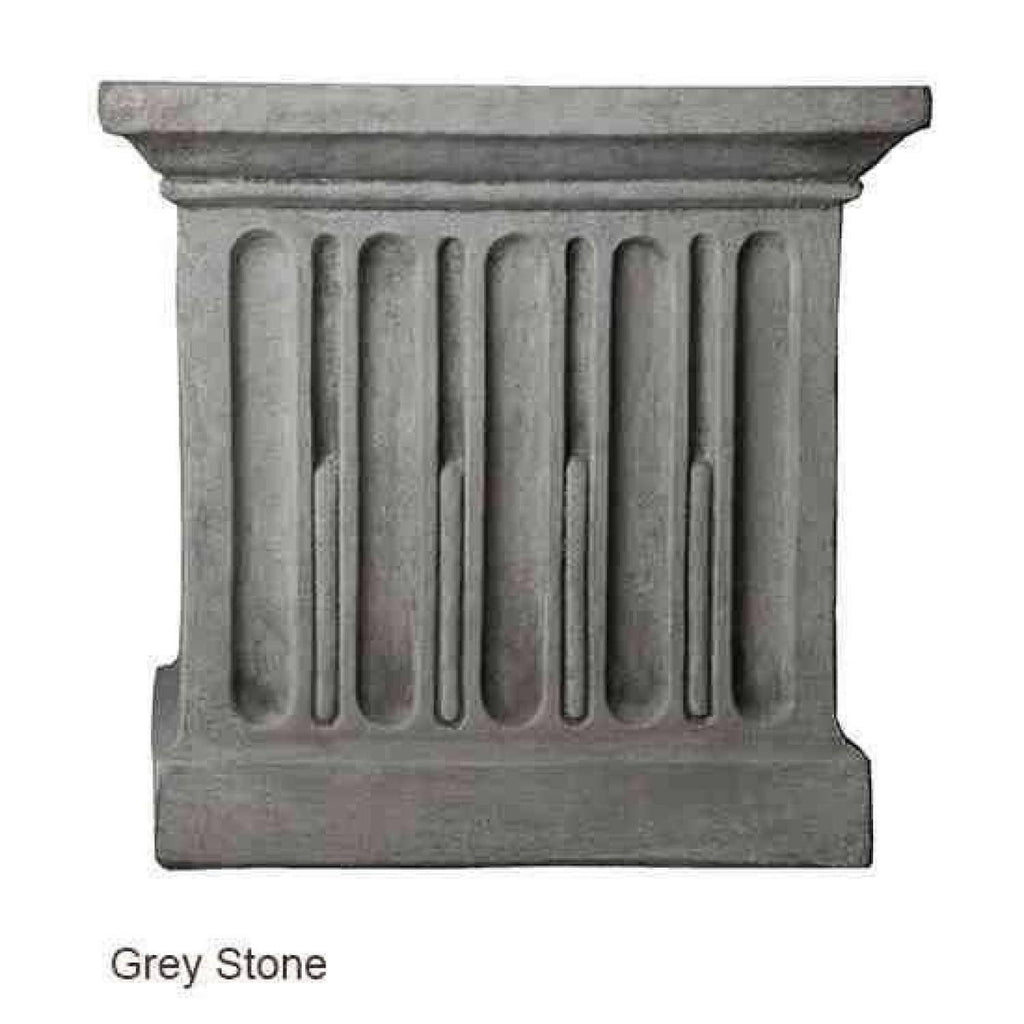 Aged Limestone Standing Lotus Buddha Y49325