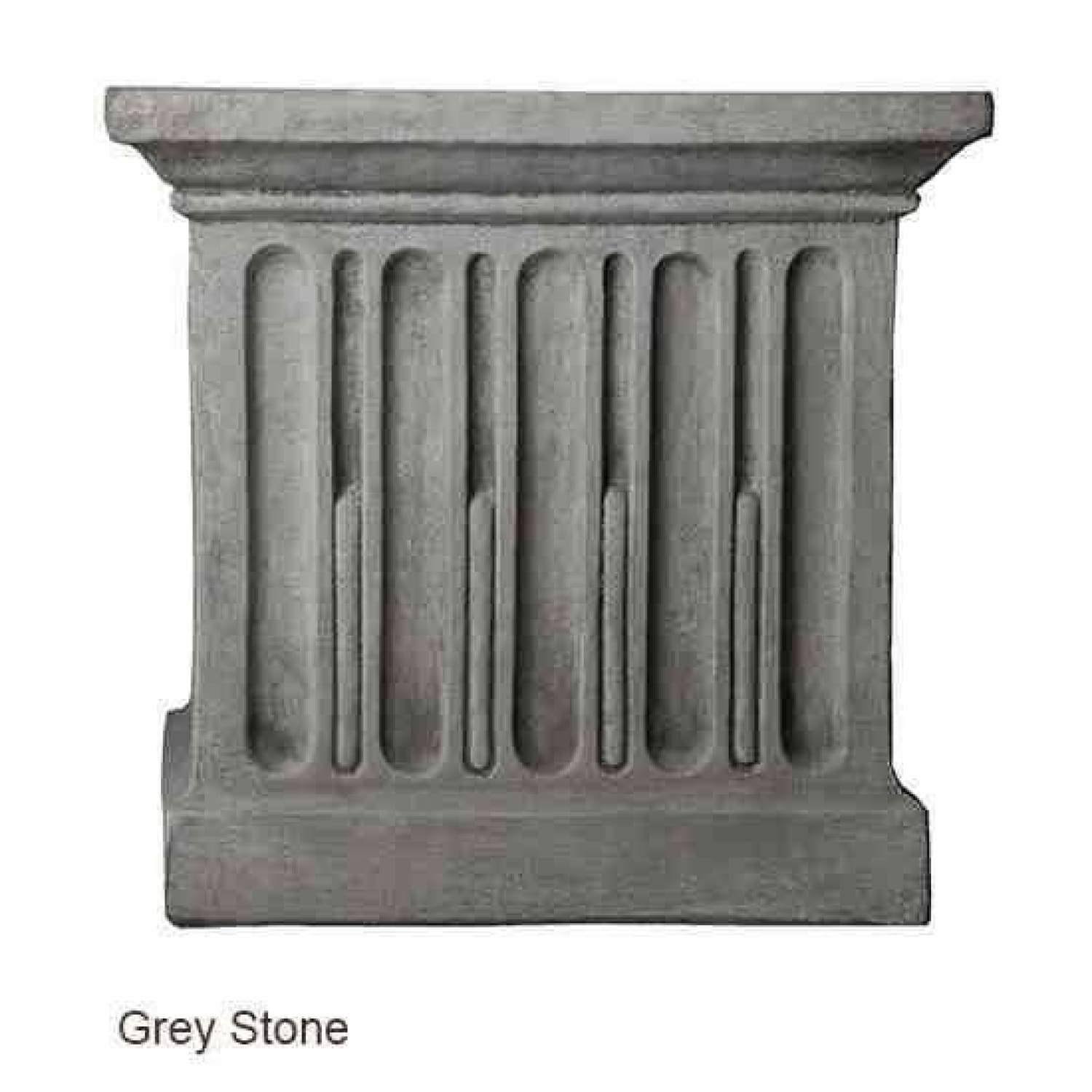 Aged Limestone Standing Lotus Buddha Y49325