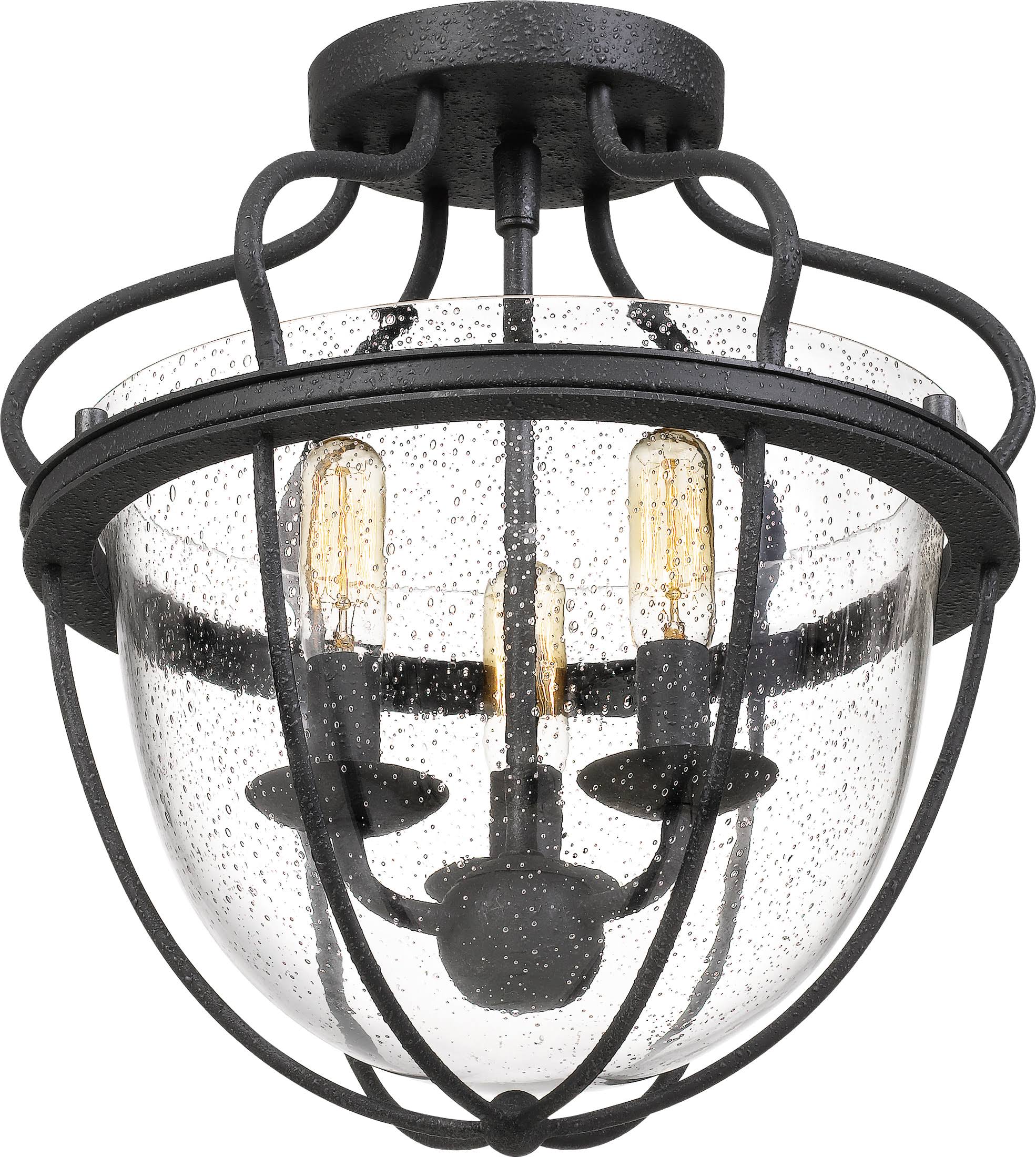 3 Light Semi-Flush Mount Grey Ash C619769