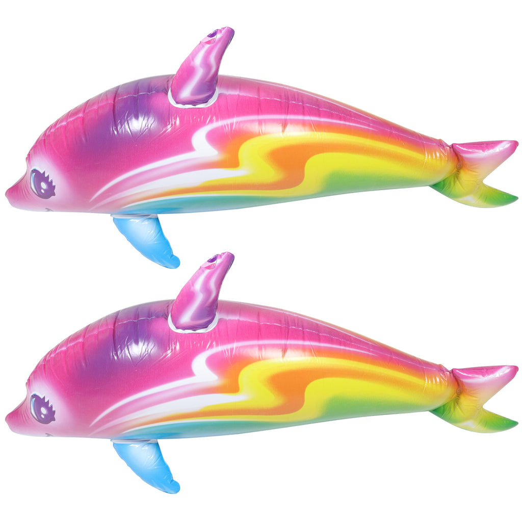 2pcs Big Inflatable Dolphin Toys K1281