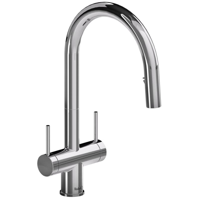 Chrome Kitchen Faucet with Spray O8325