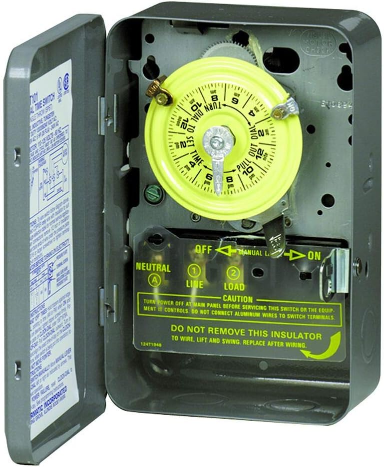 Gray Mechanical Time Switch Pack of 2 V483