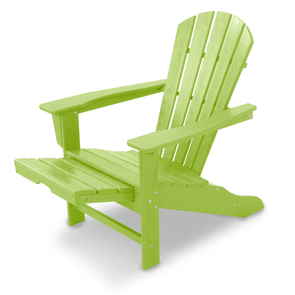 Lime Adirondack with Hideaway Ottoman Y15930