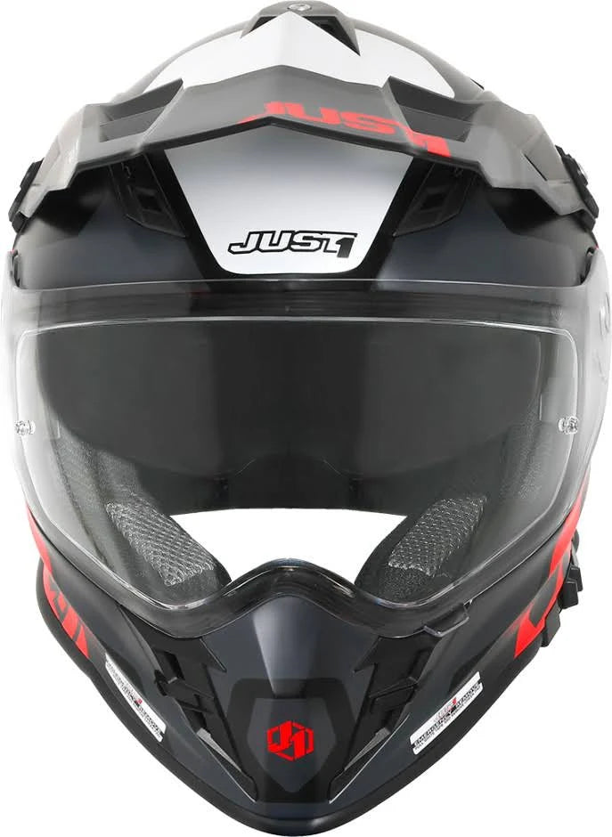Black Red Motocross Helmet Size XL Q873