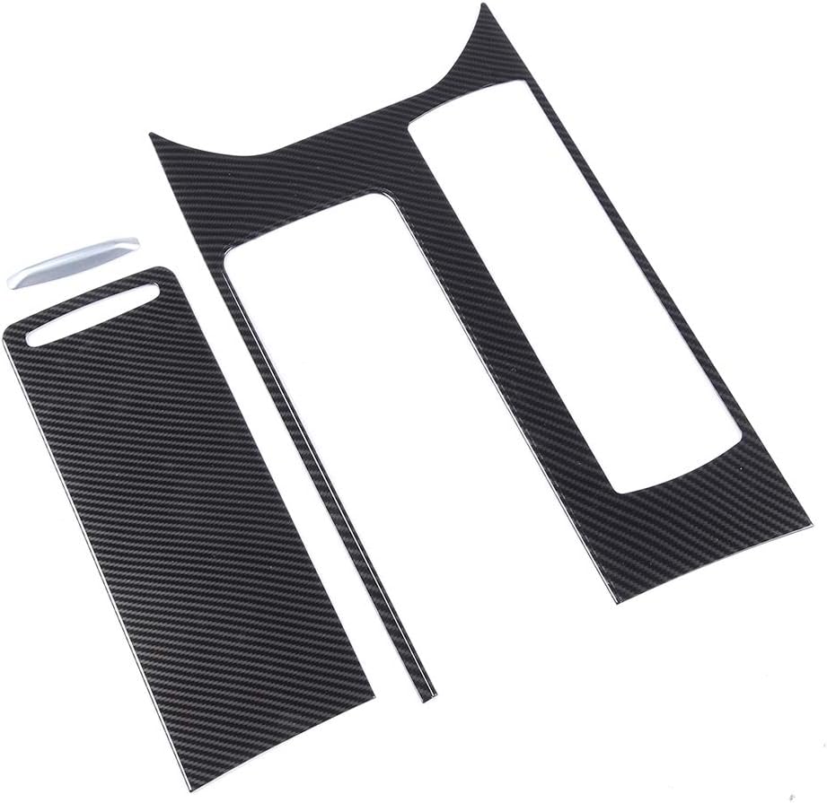 Carbon Fiber Style Center Console Gear Shift Cover Panel Trim (Pack of 3) X250