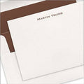 Personalized Letterpress Flat Note Cards Y303508