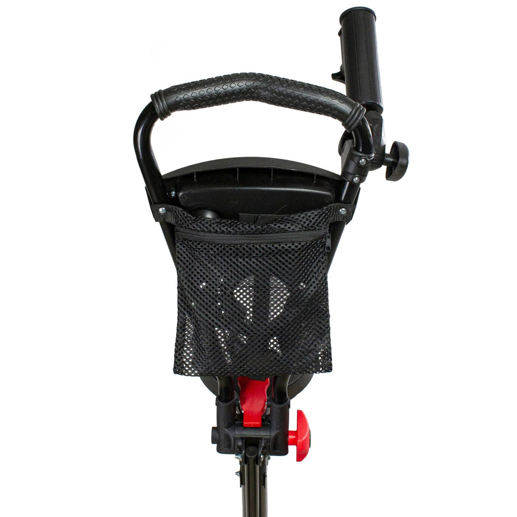 Black Easy Folding 3 Wheel Golf Bag Push Cart O8076