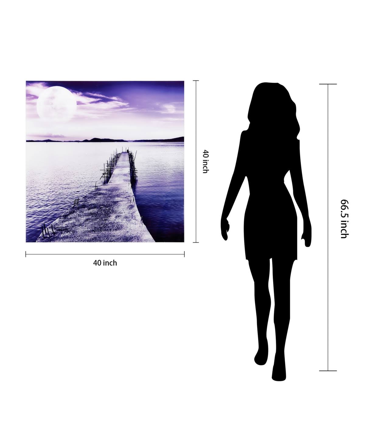 Frameless Tempered Glass Graphic Art K66227