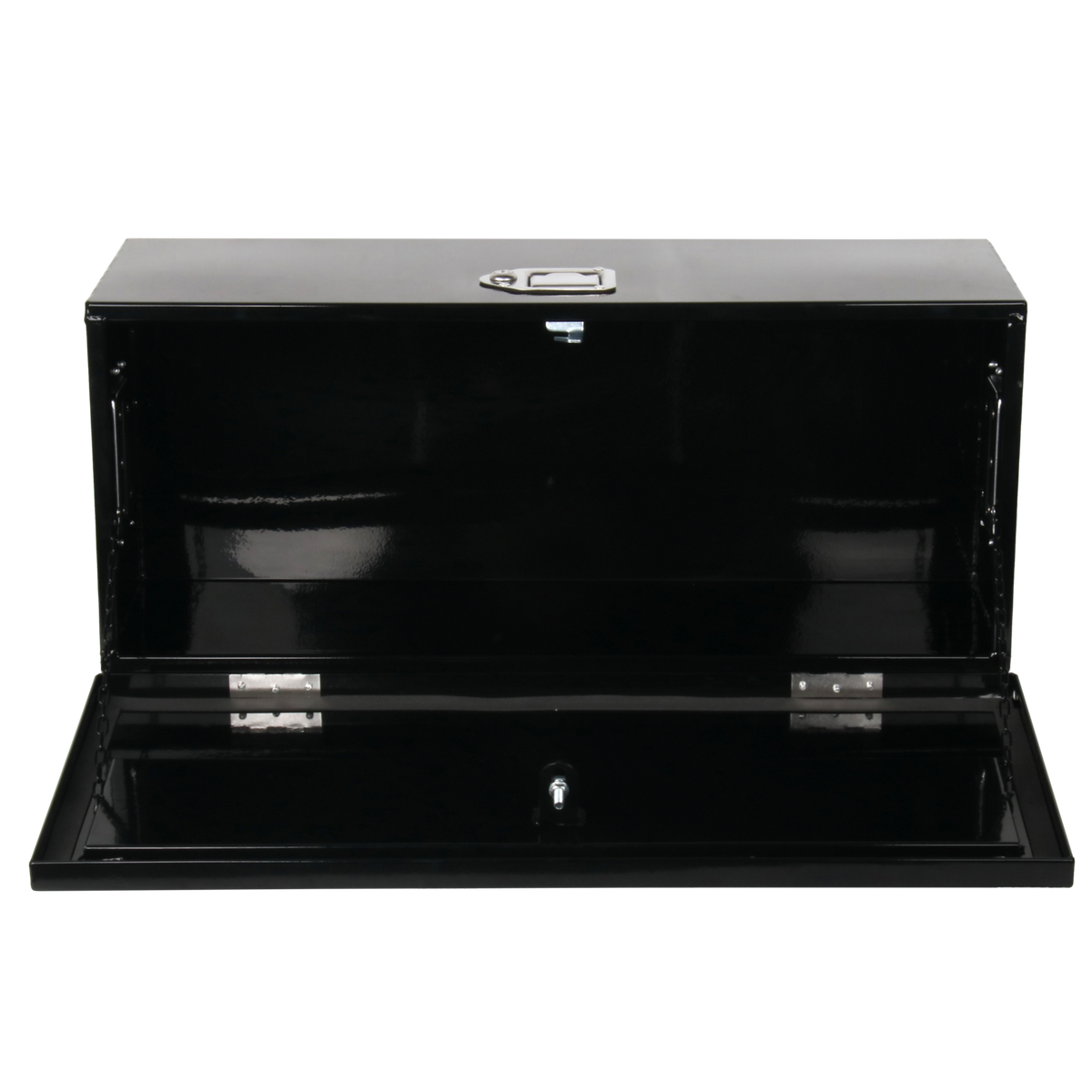 Black Aluminium Tool Box with Lock L6230