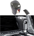 Black Carbon Fiber Gear Shift Knob Cover B15282