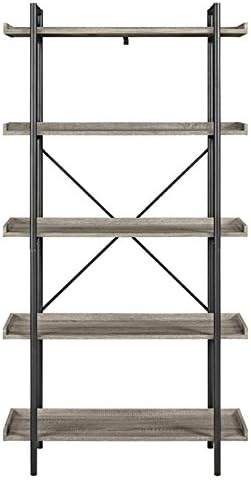 5 Shelf Bookcase in Driftwood E572017