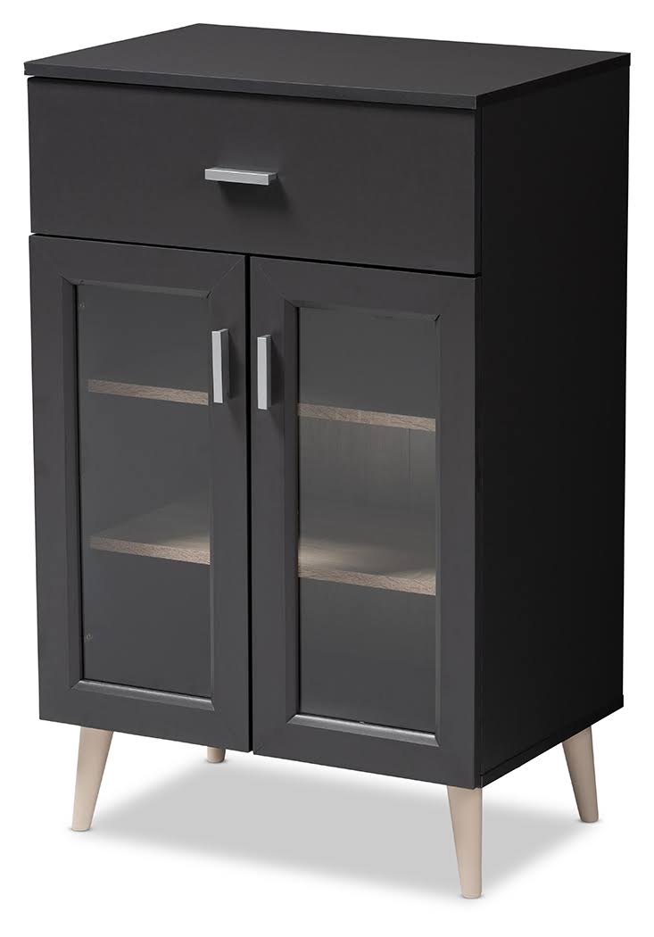 Charcoal/Oak Kitchen Cabinet F1656