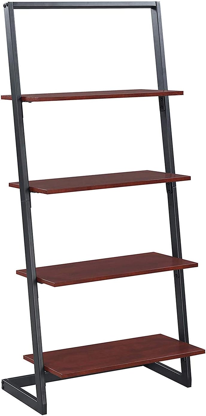 4 Tier Faux Birch Ladder Bookcase B445315