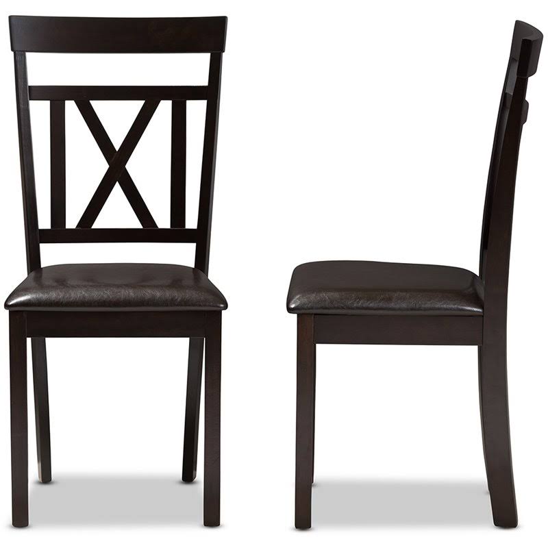Brown Dining Side Chair (Set of 2) F854
