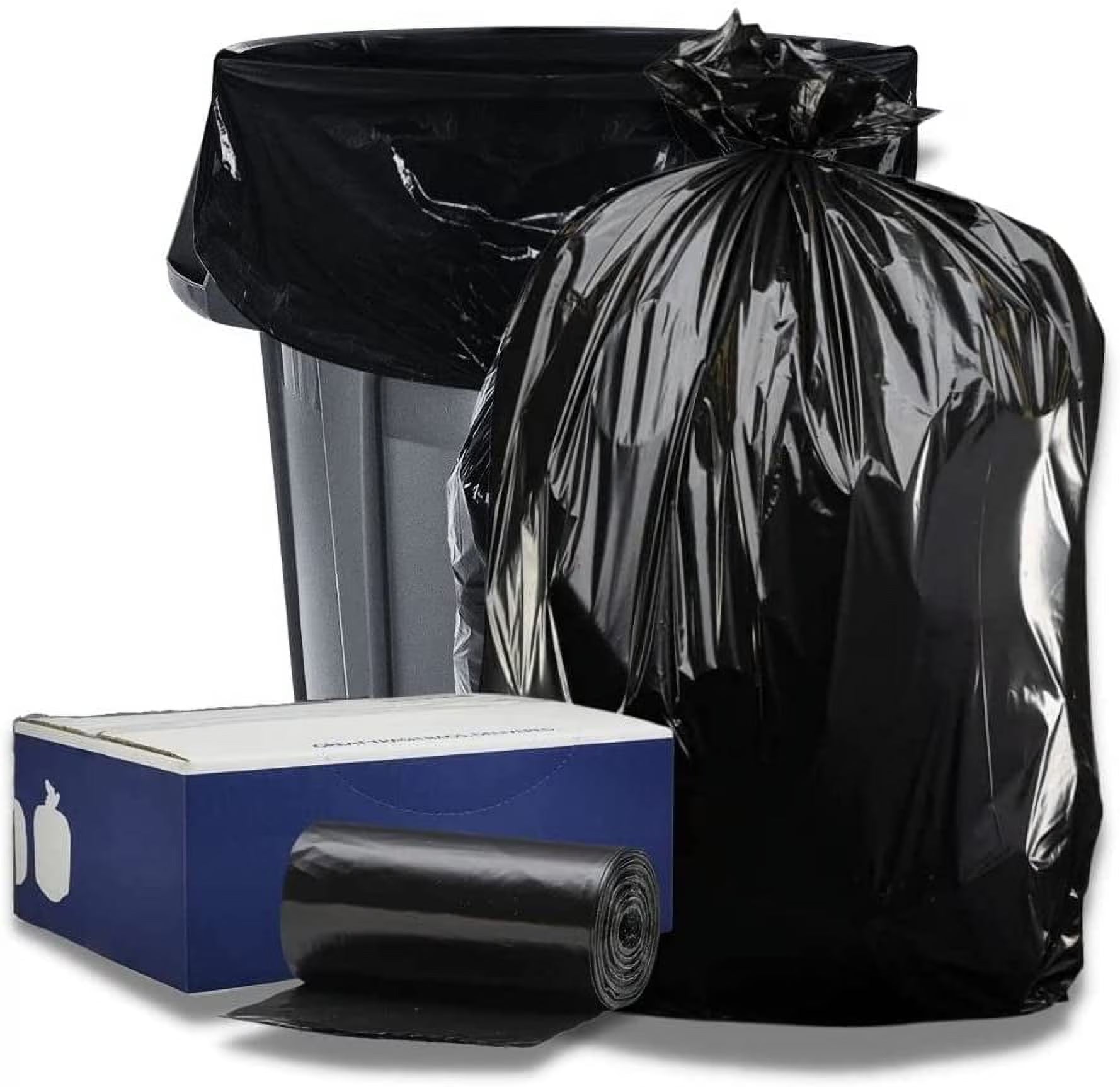 Black Trash Bags, 50 Count C81435