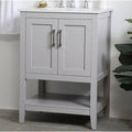 24x22 Single Bathroom Vanity Set Gray J6030