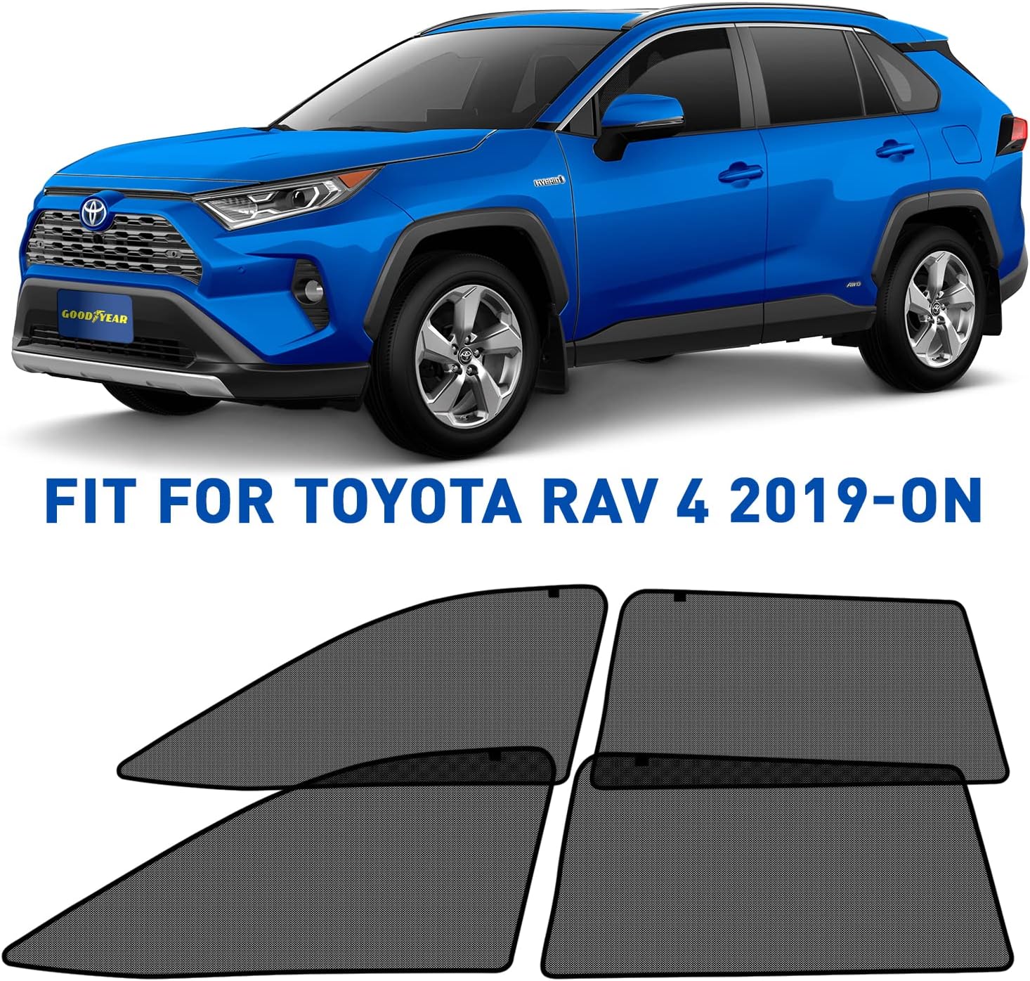 Magnetic Car Window Sunshade 4pcs R29557