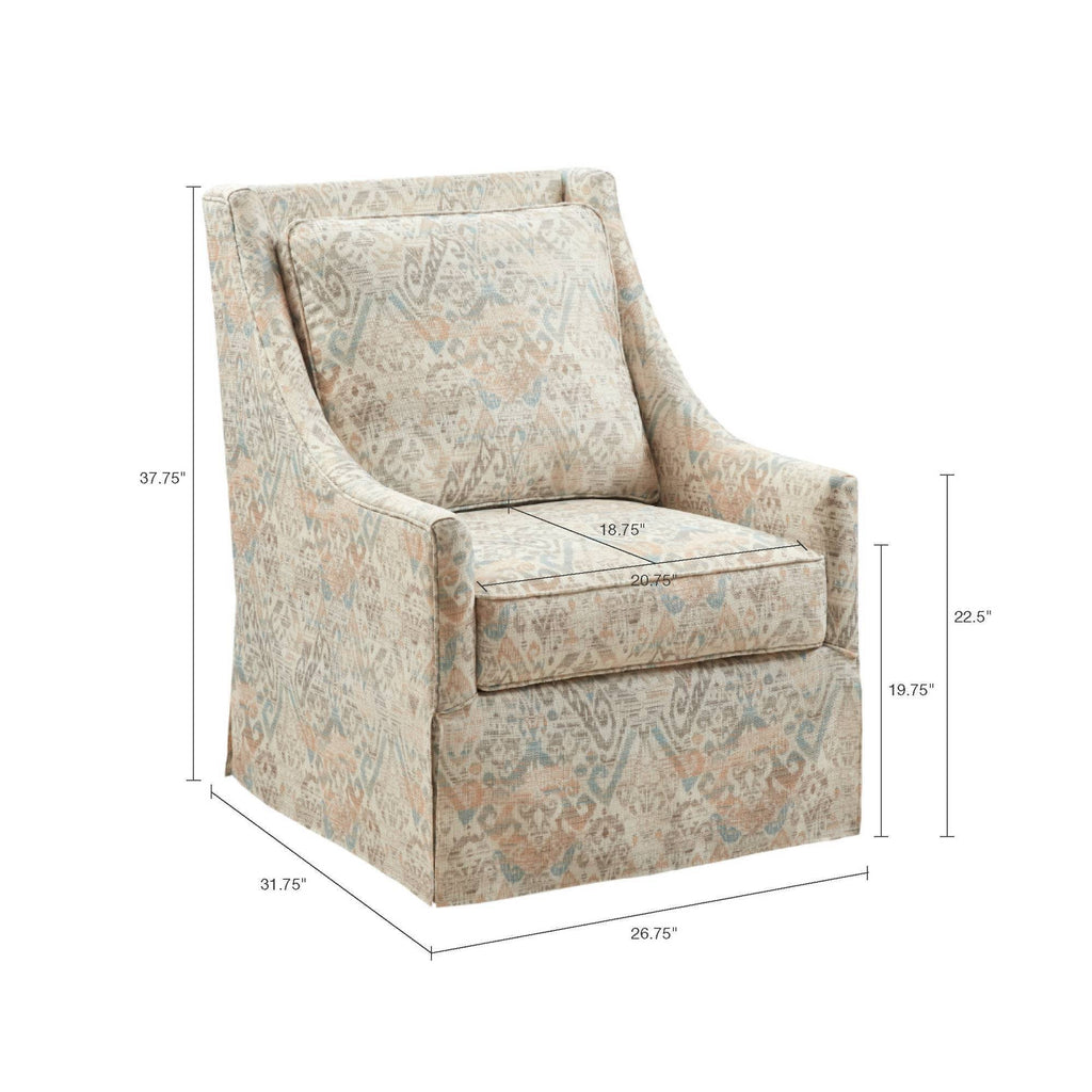 Natural Multi Swivel Glider Chair R21296