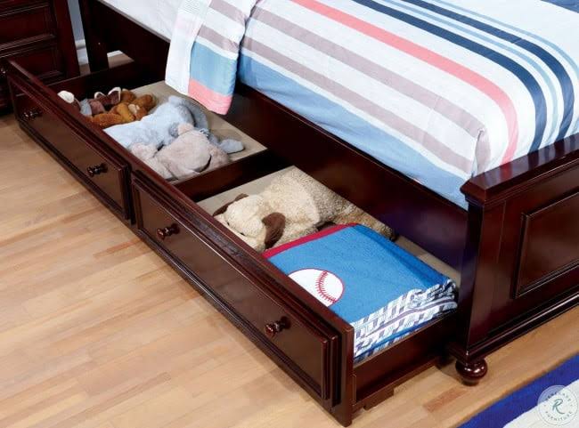 Dark Walnut Full Bed P28503