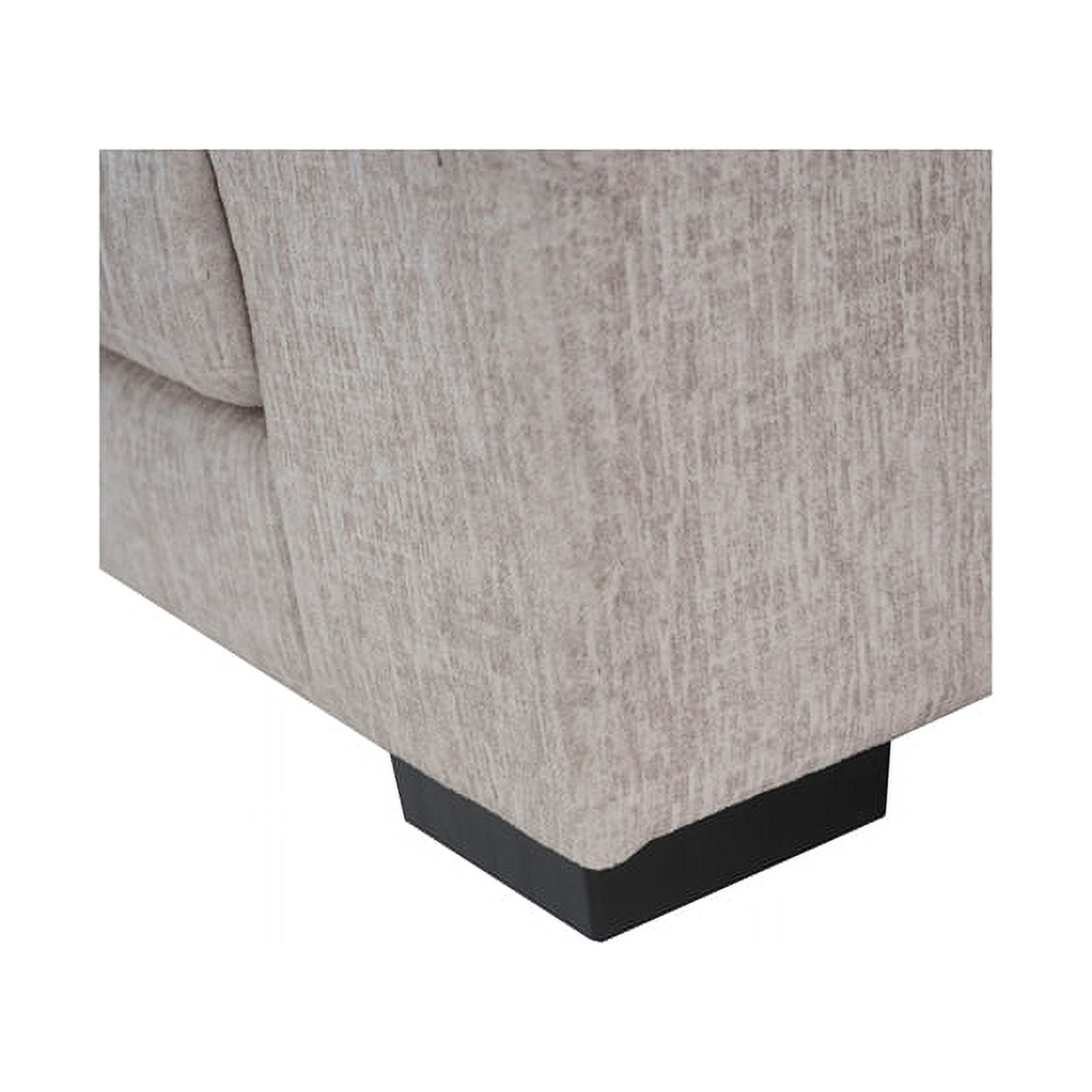 Cream Microfiber Loveseat M42956