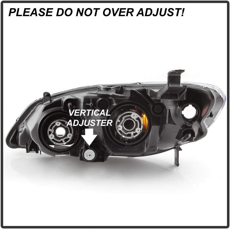 JDM Black Headlamps Set D447