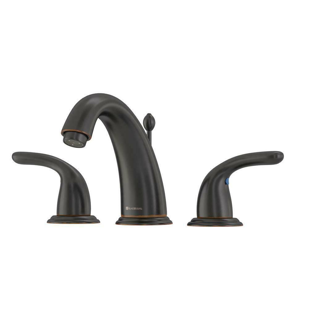Bronze 2-Handle High-Arc Bathroom Faucet T524552