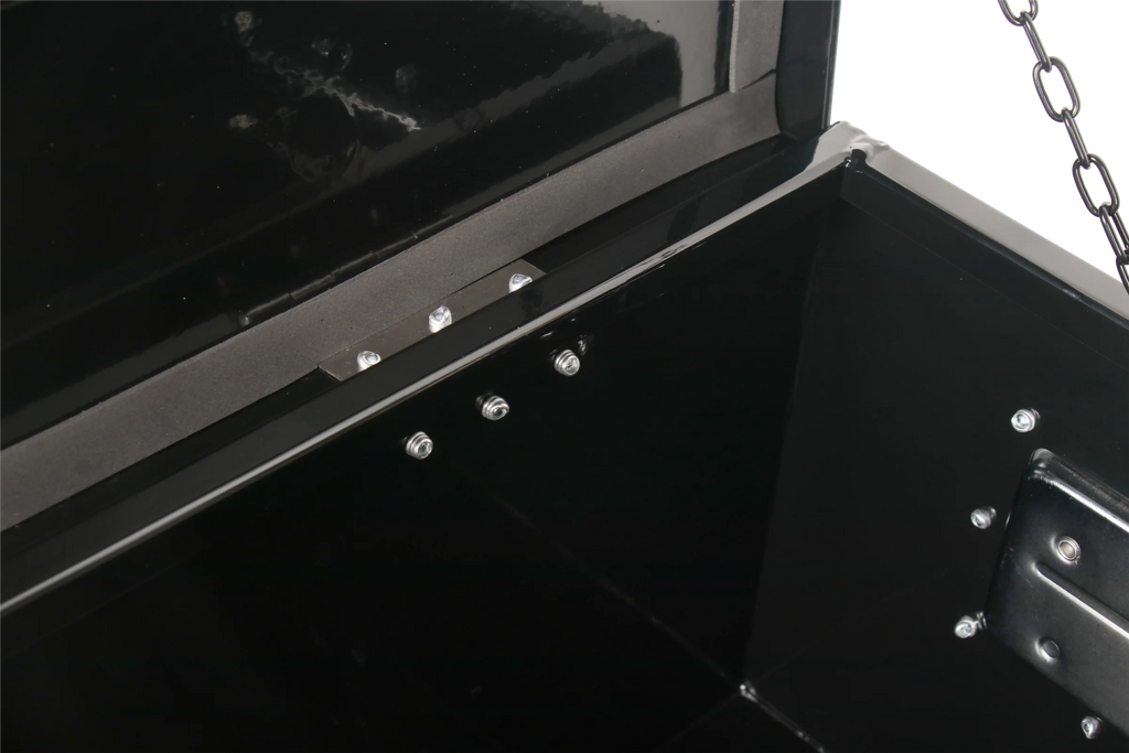 Black Aluminium Tool Box with Lock L6230