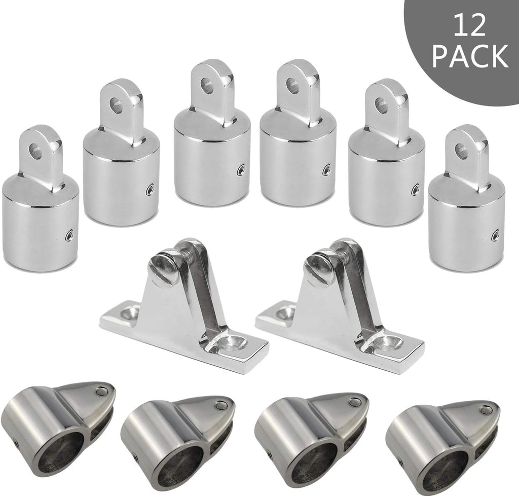 12Set Stainless Steel Boat Deck Hinge Fittings Hardware V2210