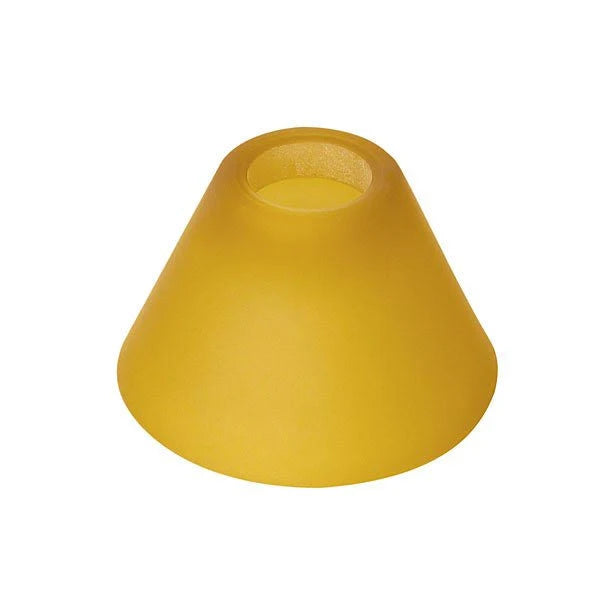 Amber Frosted Cone Glass Shield M2168