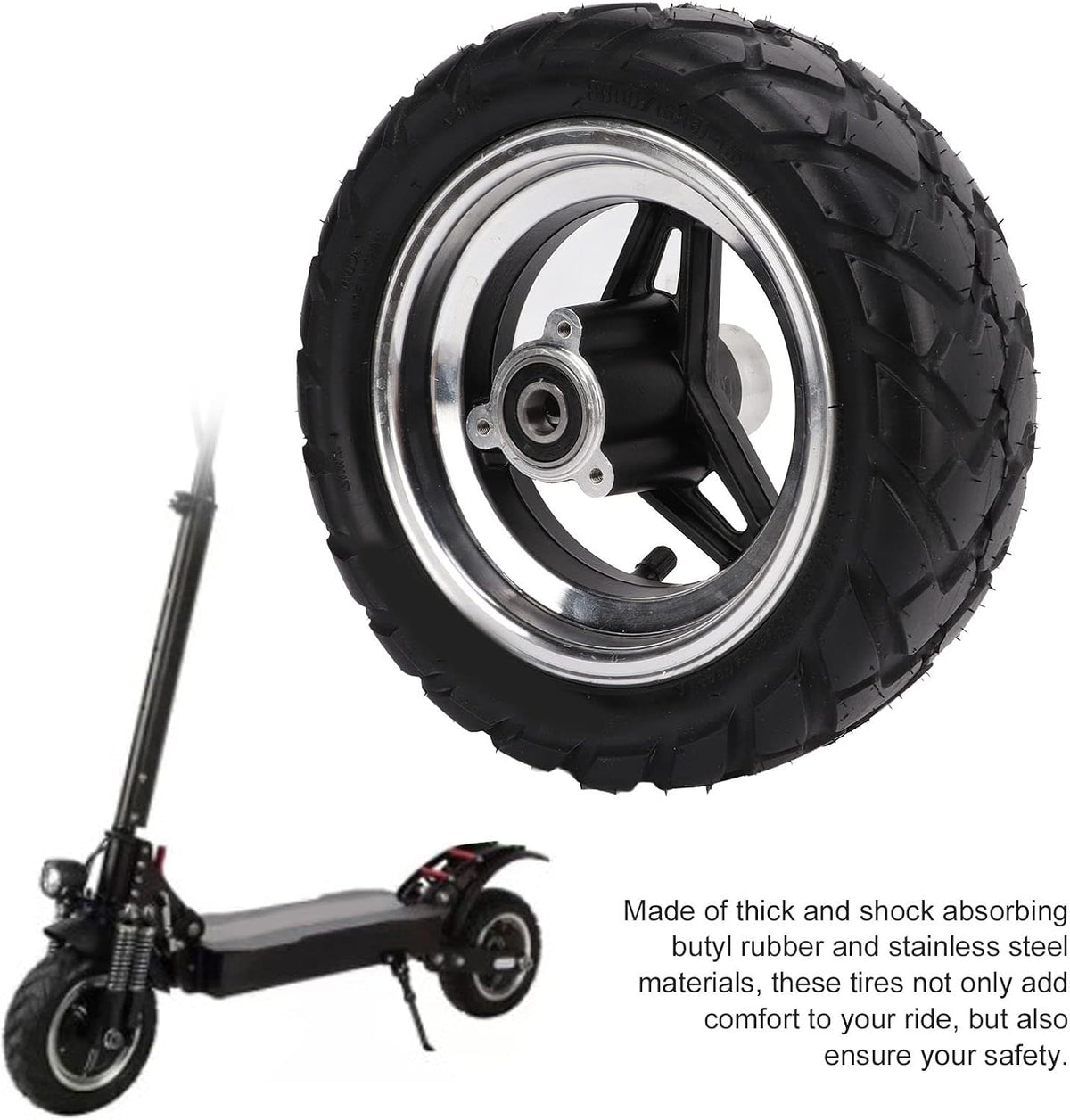 Electric Scooter Vacuum Tyre 80/60-6 Pack of 2 B20814