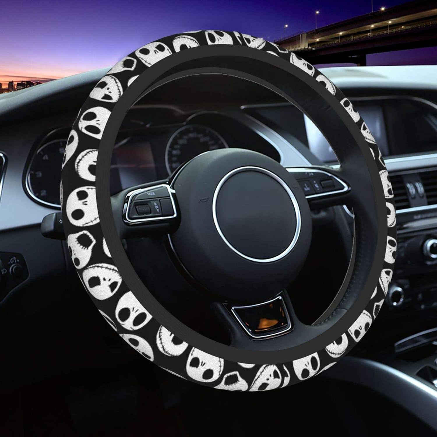 The Nightmare Before Christmas Car Steering Wheel Cover X46959