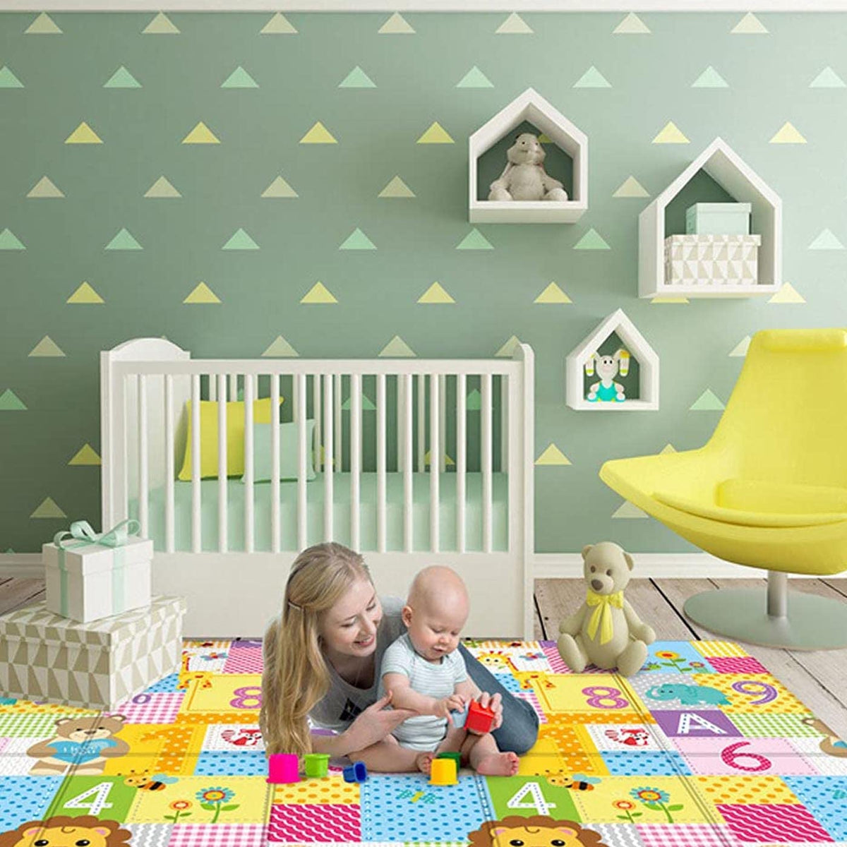 Waterproof Non-Slip Baby Play Mats (70.9in*39.4in) M691328