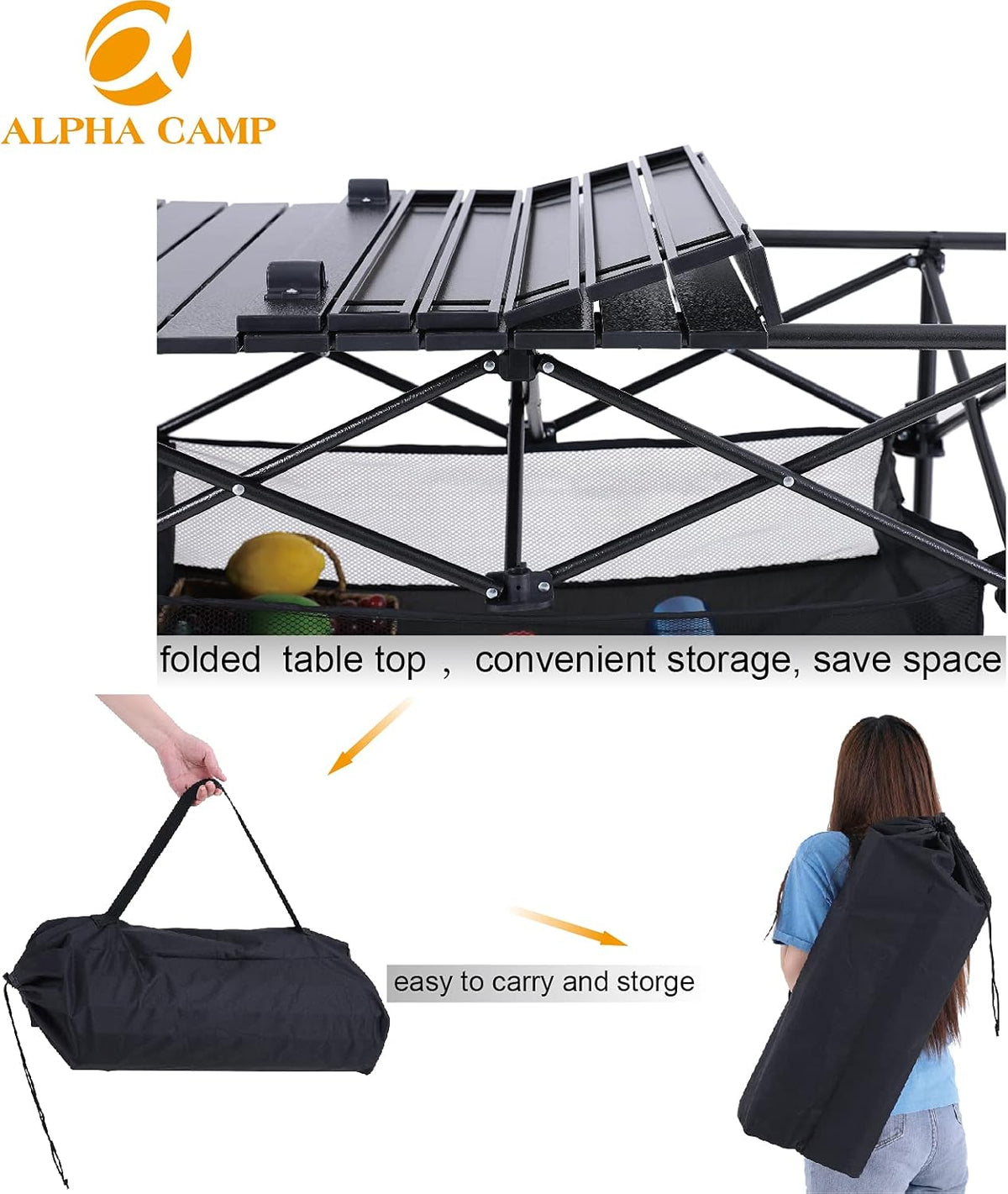 Adjustable Aluminum Camping Table U688333