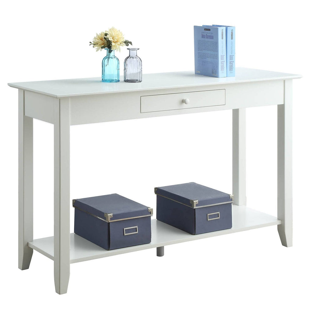 Espresso Single-Drawer Console Table L486