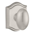 Satin Nickel Privacy Ellipse Knobset Z48032
