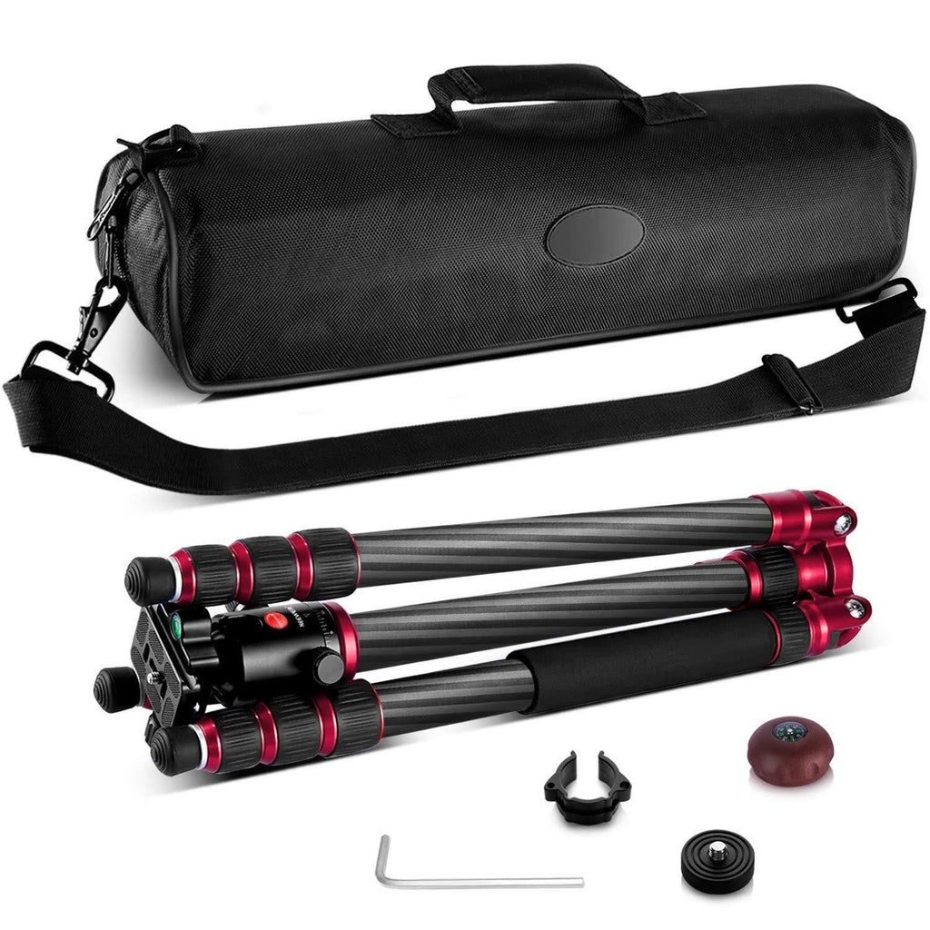 Carbon Fiber 67x22/170cm Tripod Monopod with 360 Degree Ball Head Q55522