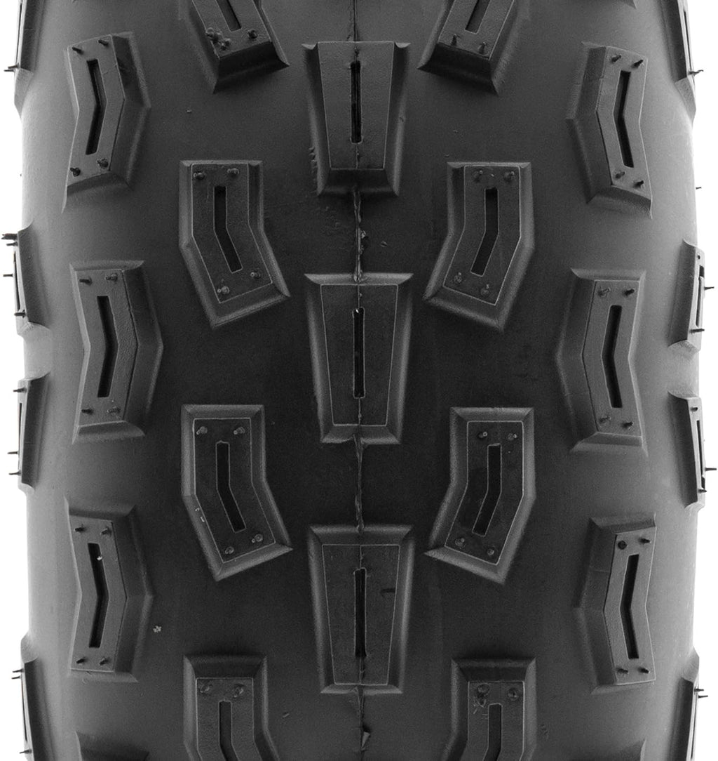 20x7-8 ATV UTV Go-Karts Tire, Knobby Tread, 6 PR, Tubeless Pack of 2 P776