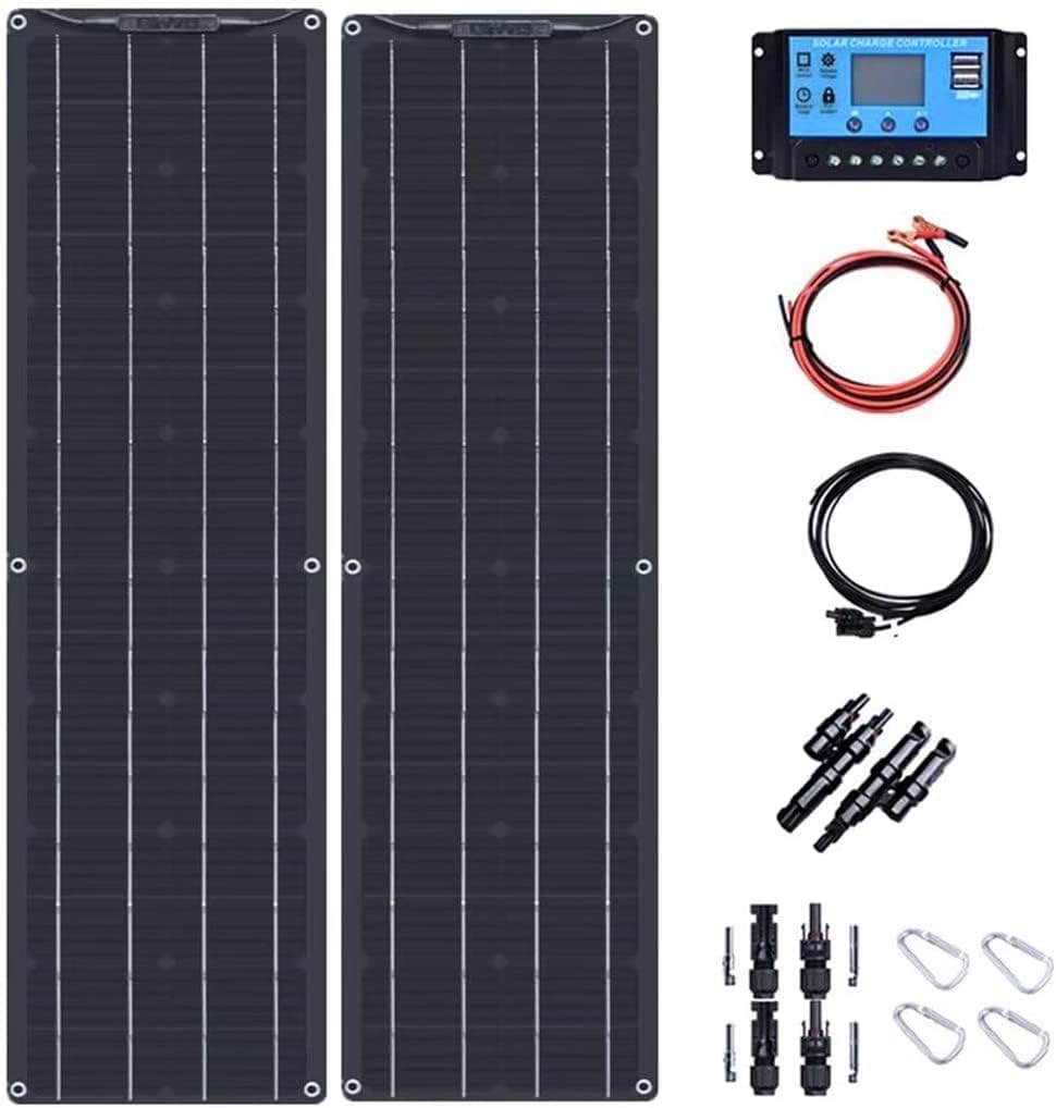 800W Flexible Monocrystalline Solar Panel Kit with 40A Controller H312
