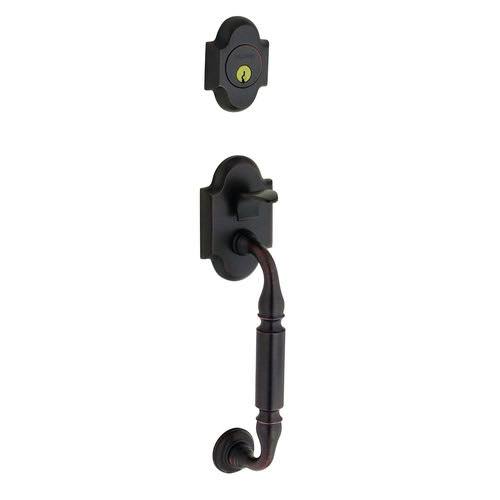 Venetian Bronze Sectional Handleset with Colonial Knob I83956