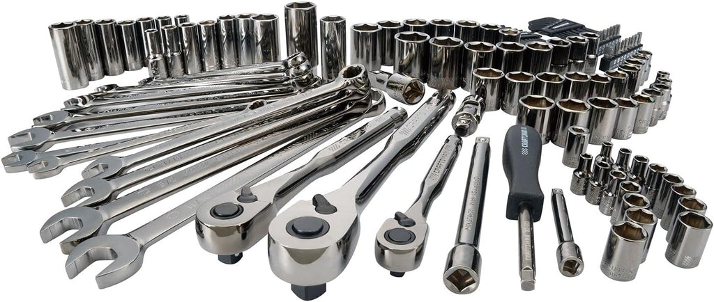 121 Piece Chrome Mechanic Tool Set T504